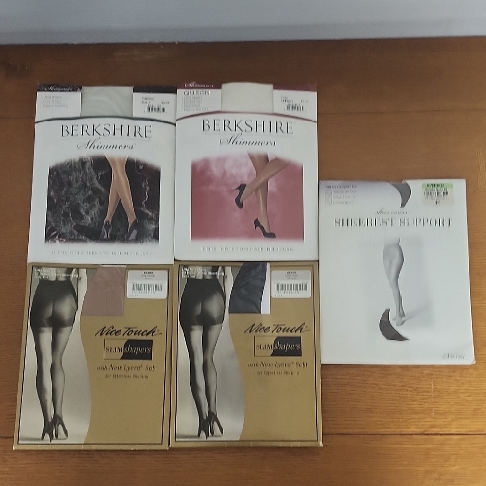 Lot Of 5 Panty Hose Size Average/1